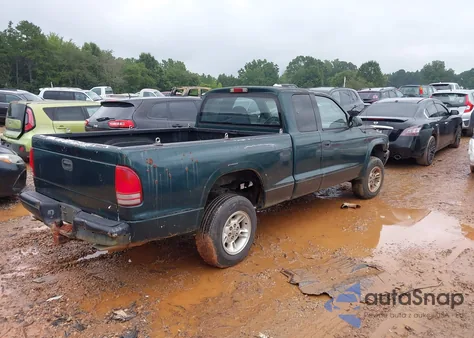 1999 Dodge Dakota Slt/Sport from USA, damaged, VIN 1B7GG22Y3XS157545